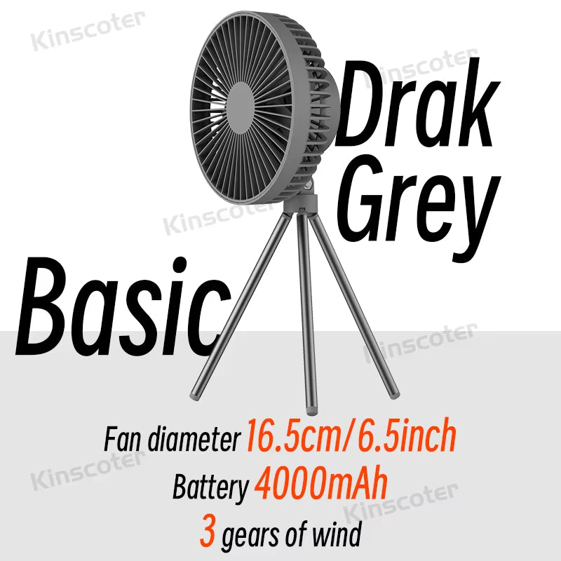 Wireless Ceiling Electric Fan with Power Bank LED Lighting