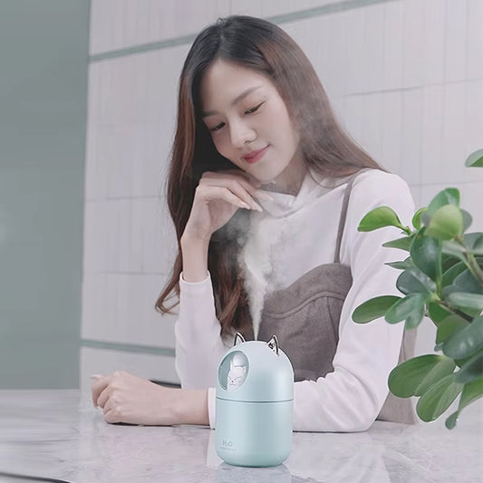 Air Humidifier Cute Cat Ultra-Silent USB Office Household