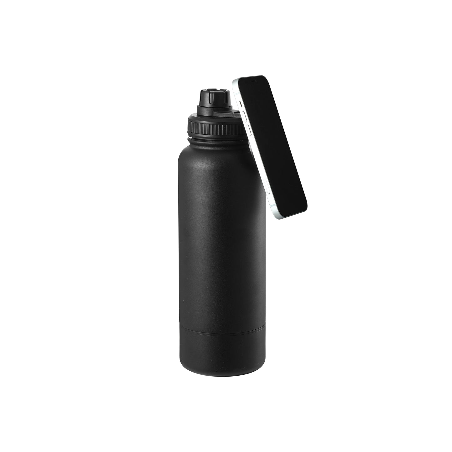 Water Bottles with Magnetic Phone Holder